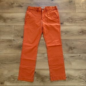 Express Photographer Orange Chino Pants Men's‎ 30x30 Slim Fit Cotton Stretch